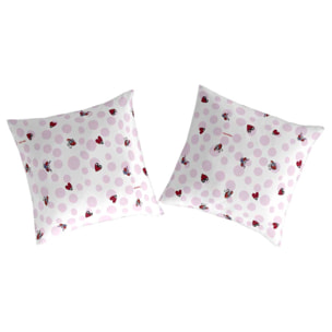 2 Fundas de cojín 65x65 cm KUKUMARYS - 100% algodón -