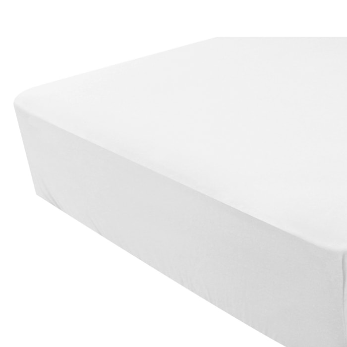 Drap housse imperméable 2 en 1 - Blanc