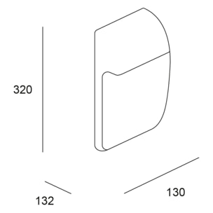 Forlight AREA Aplique para exterior Blanco IP65 E27 23W 1263Lm