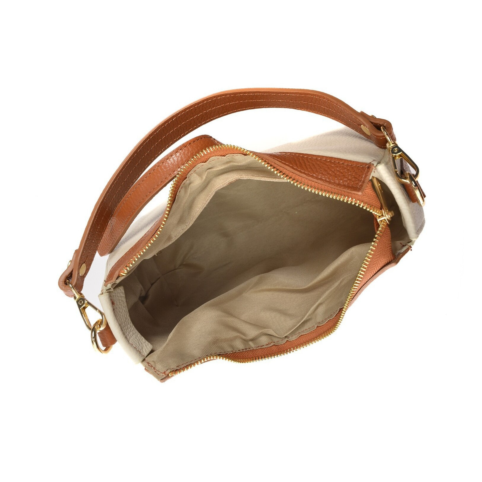 Borsa a spalla Anna Luchini Beige