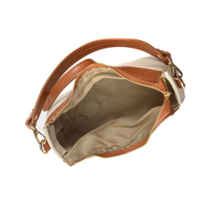 Borsa a spalla Anna Luchini Beige