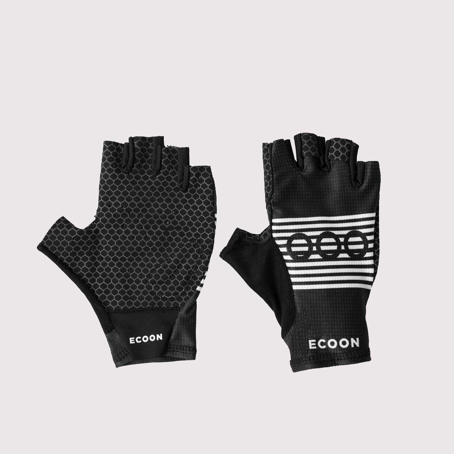 Guantes de ciclismo ECOON modelo Alpe en color Negro