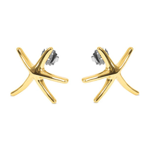 Pendientes Lux by Lux acabados en Oro Amarillo de 18 Kts