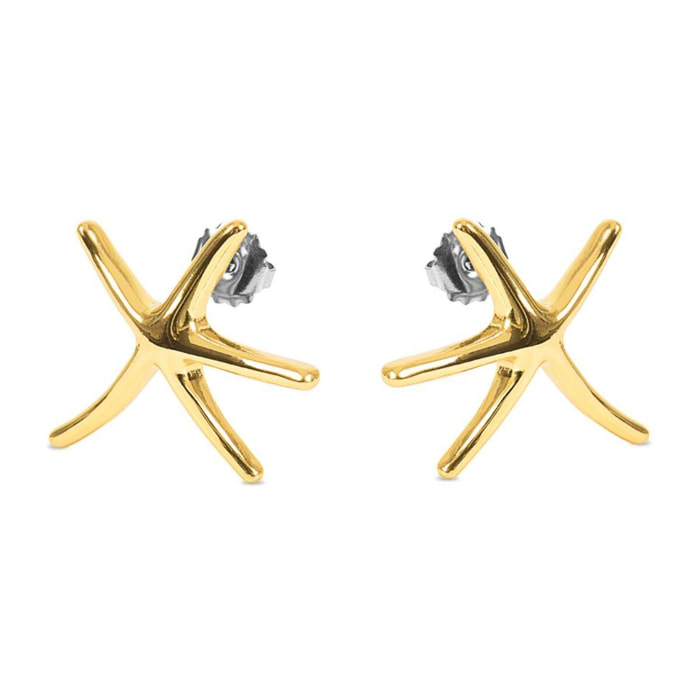 Pendientes Lux by Lux acabados en Oro Amarillo de 18 Kts