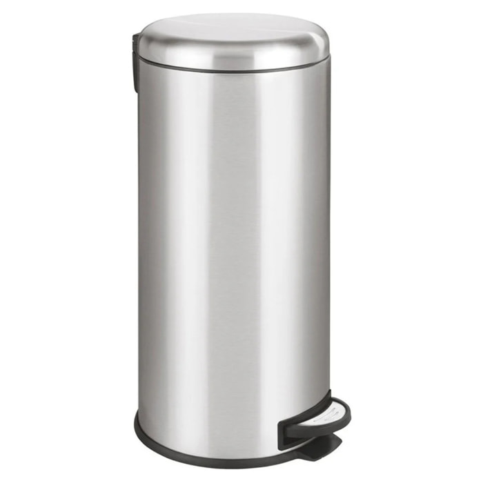 Poubelle à pédale inox URBAN argent 30L