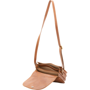 Borsa a tracolla  da donna In Vera pelle Made in Italy 25x23x11 cm