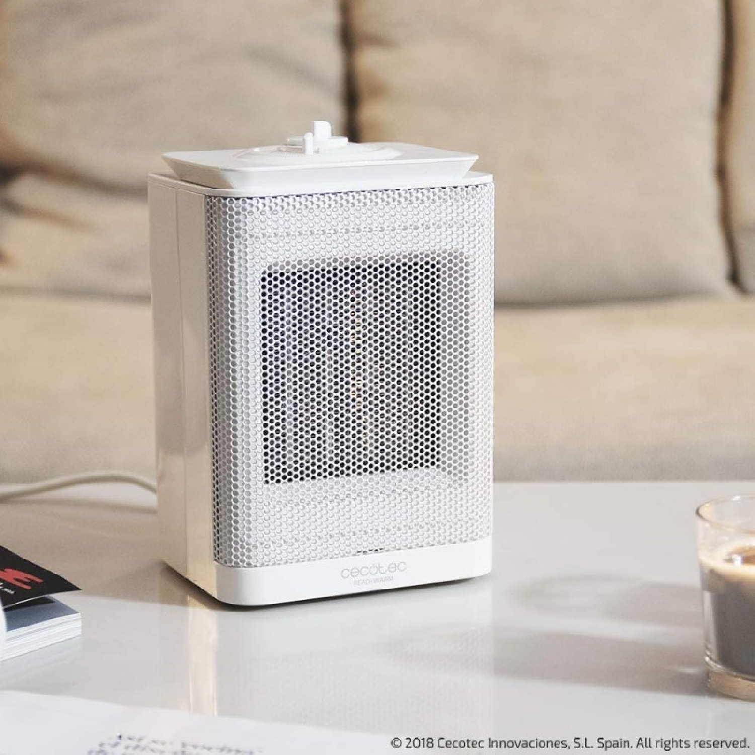 Cecotec Calefactor cerámico de sobremesa Calefactor cerámico Ready Warm 6150 Cer