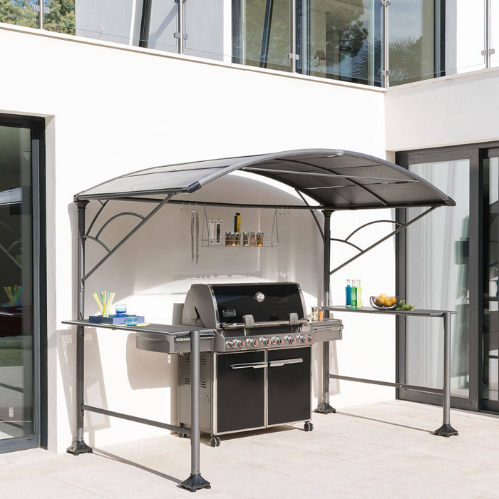 Abri à barbecue Neiba Graphite