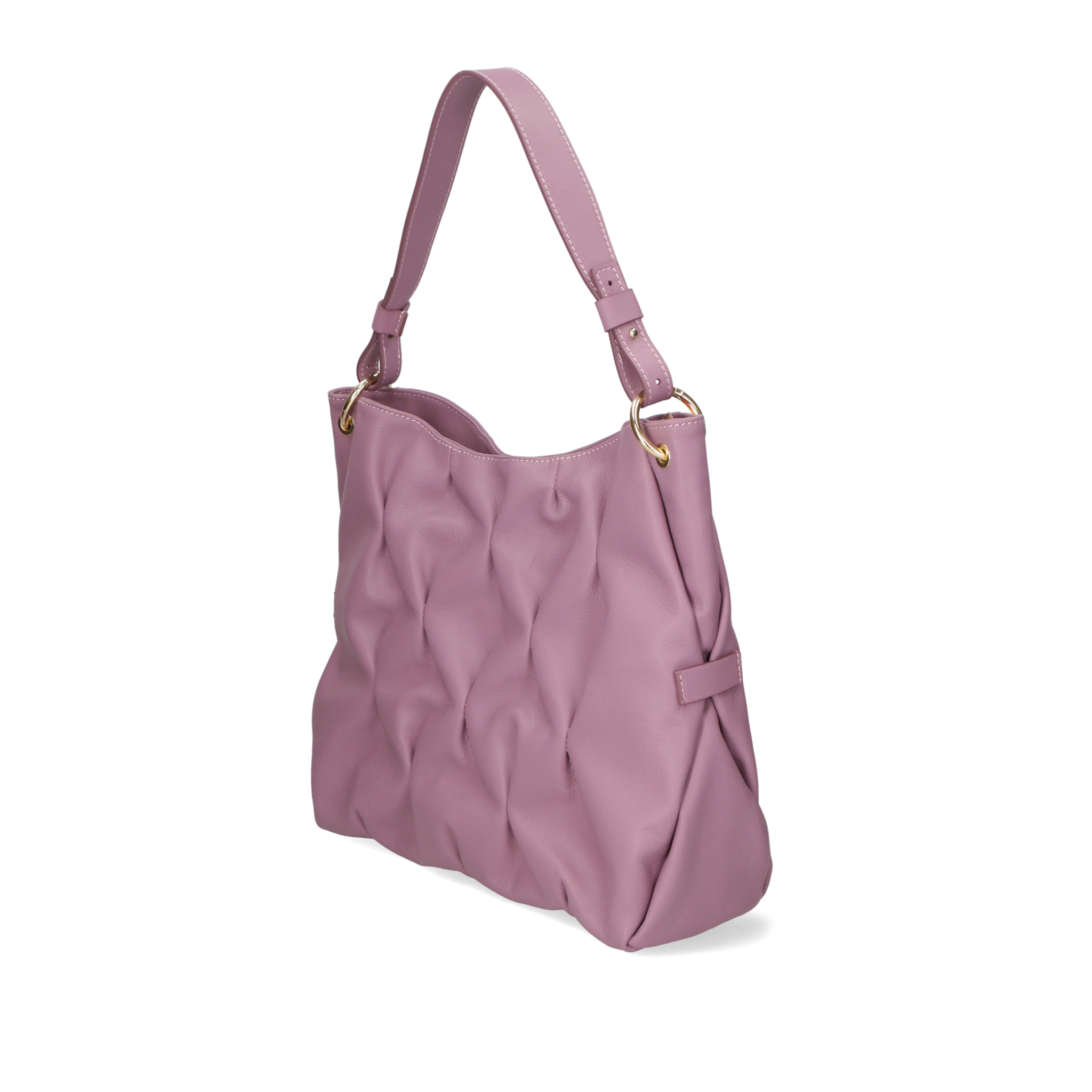 Borsa a spalla da donna In Vera pelle Made in Italy 34x28x12 cm