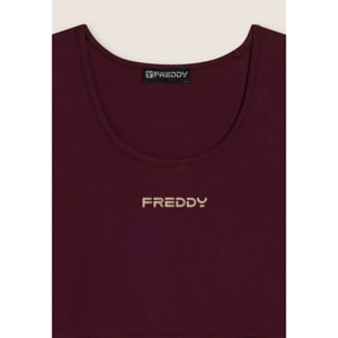 Top sportivo da donna con retro vogatore