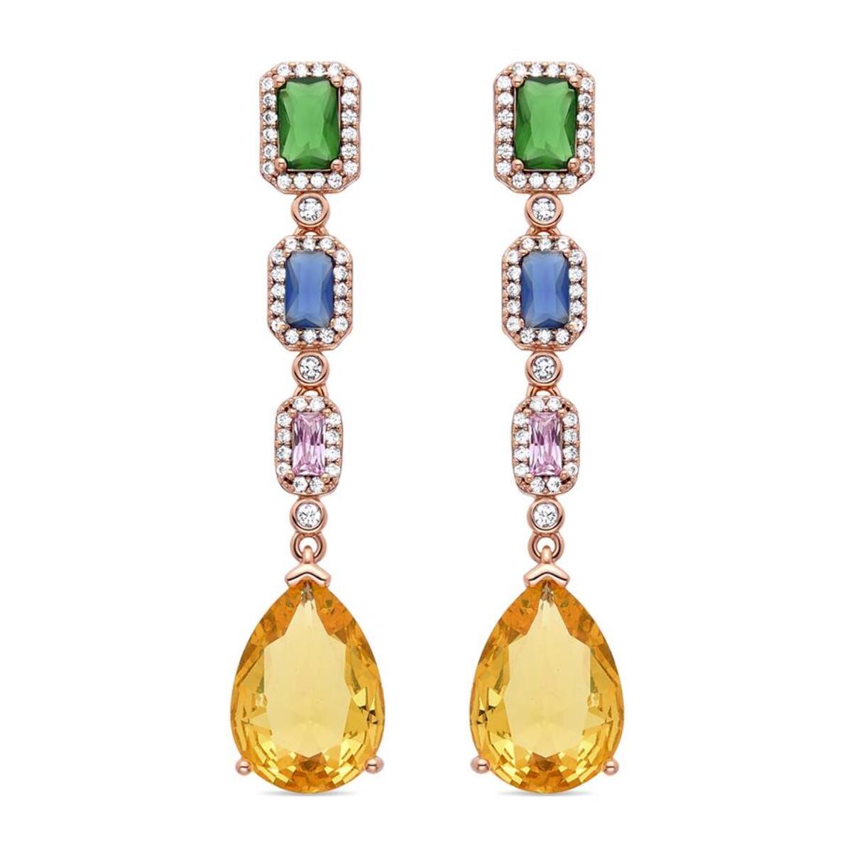 Pendientes Lux by Lux acabadoss en oro amarillo de 18K