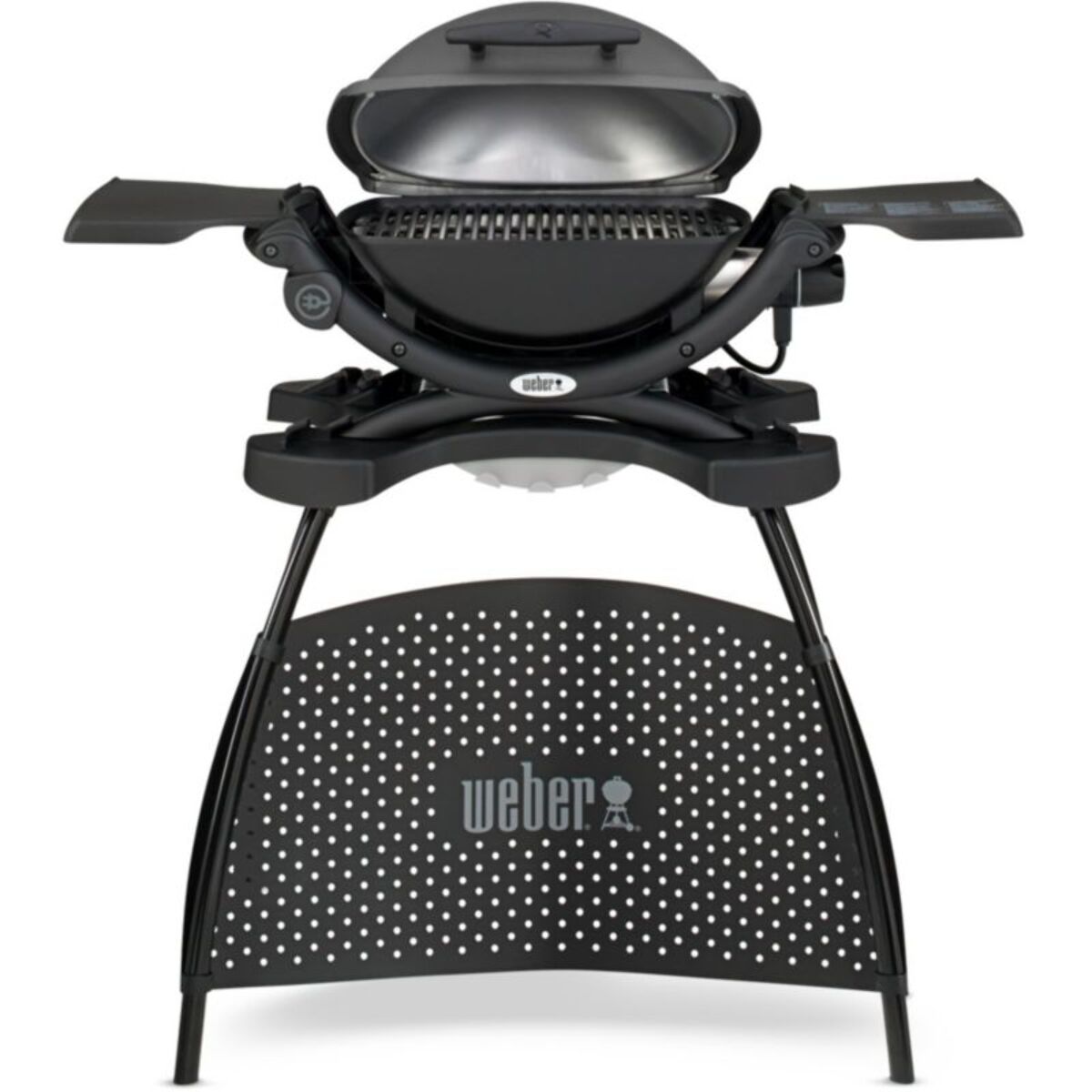 Barbecue électrique WEBER Q 1400 Stand dark grey Grill  sur pieds, 43x32 cm