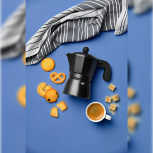 Cafetera de aluminio florencia black