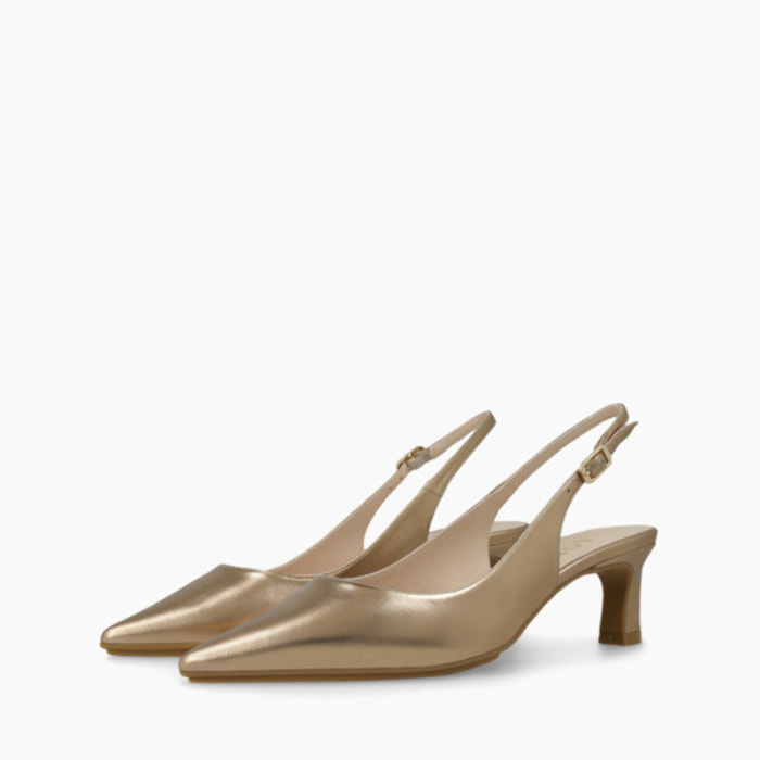 ZAPATOS DE SALÓN DORADOS CHASE