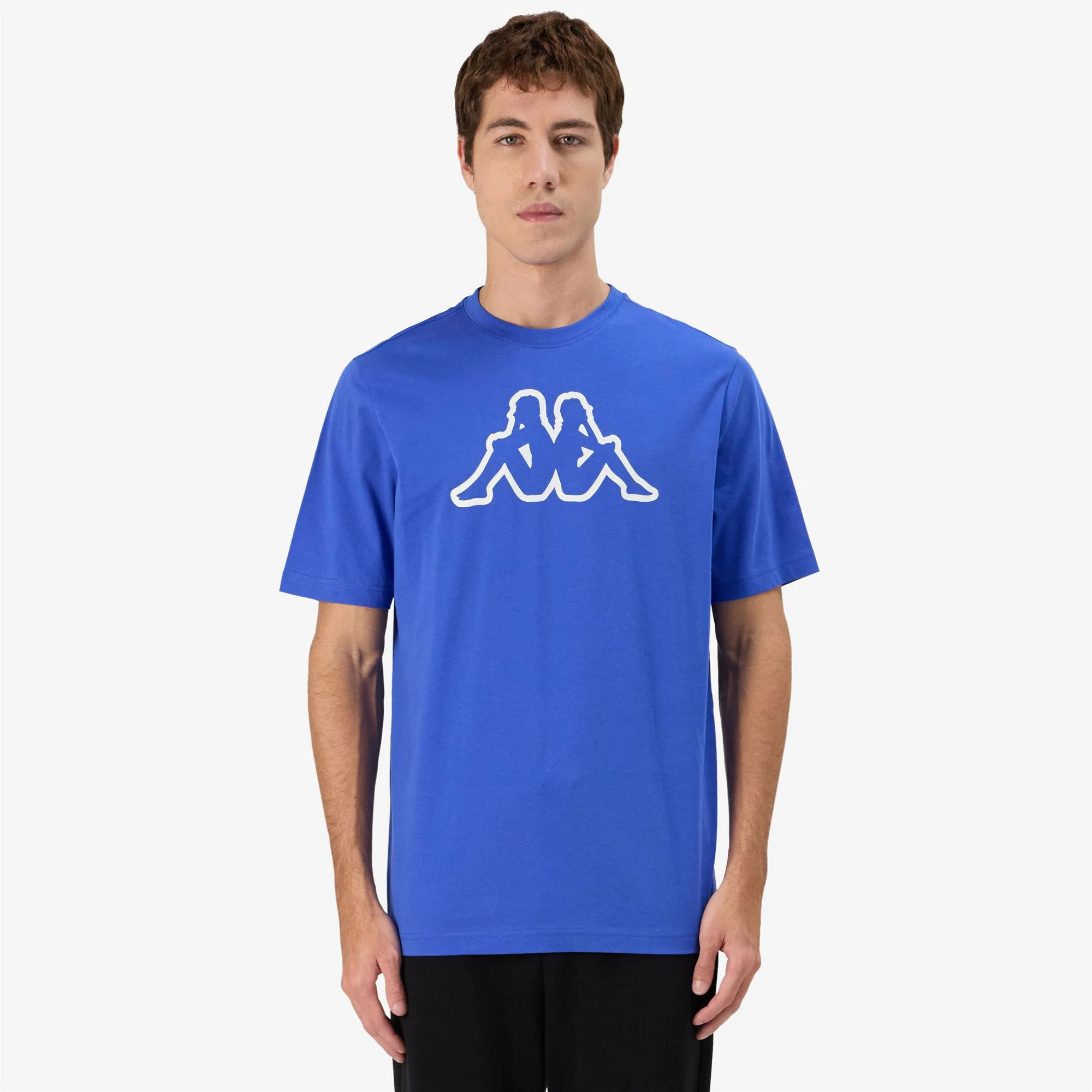 Kappa - T-Shirts & Top Uomo Blu - Logo Korpo Cromen