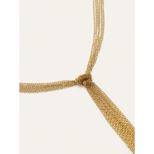 Collana Y Chains Acciao Placcato Oro