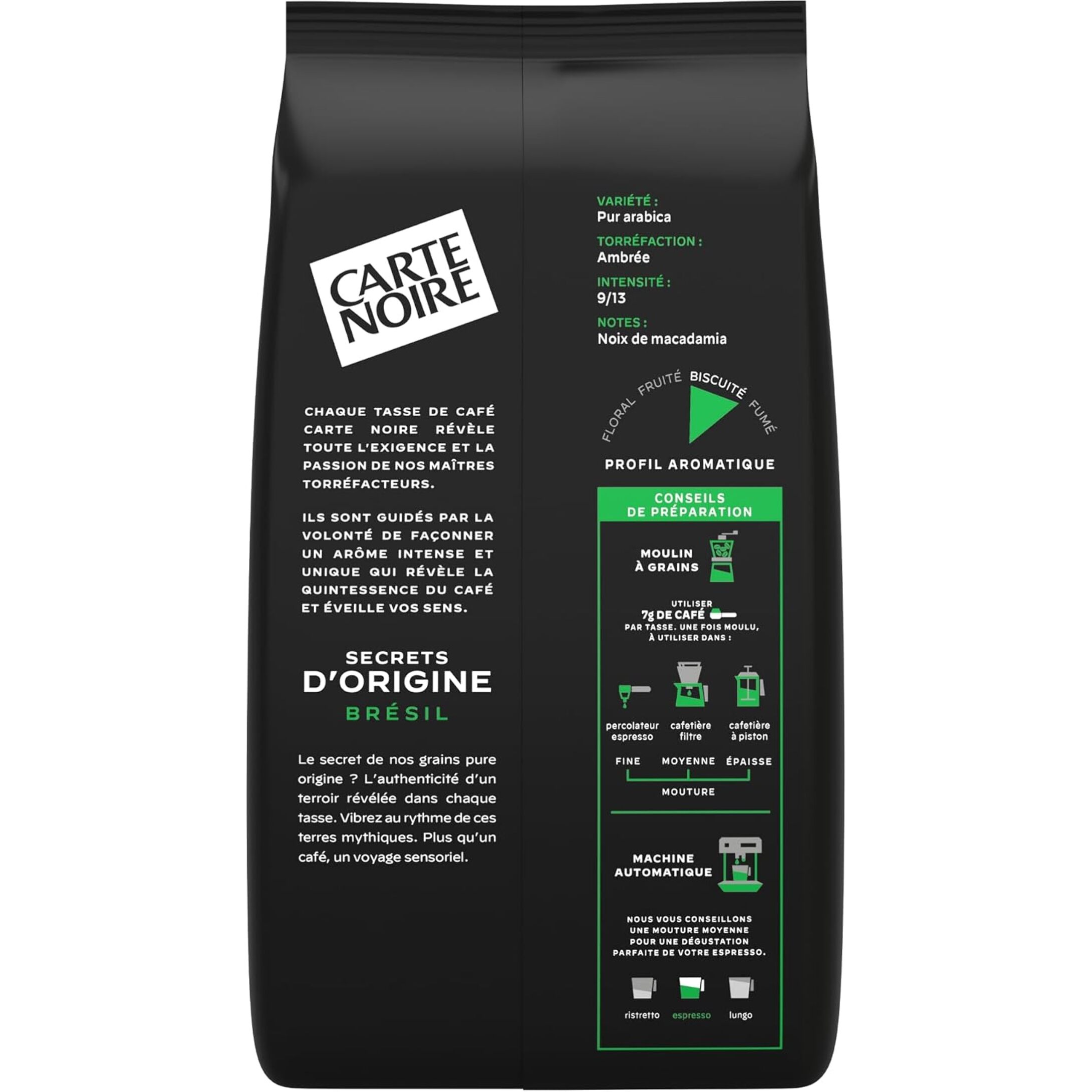 Café Grains Brésil 900g