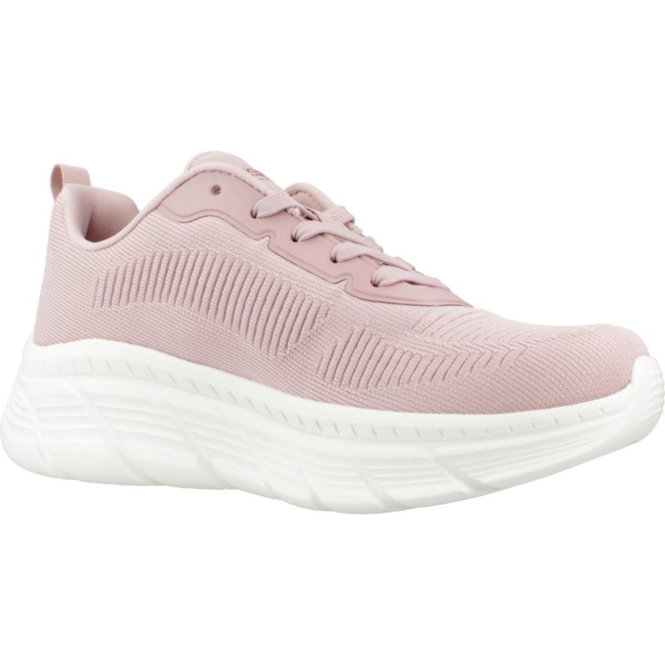 Sneakers De  Mujer Bobs B Flex Hi Flying Hi Rosa