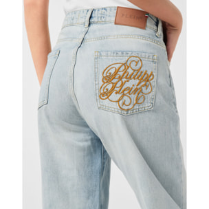 PHILIPP PLEIN Vaqueros Skater fit LOGO
