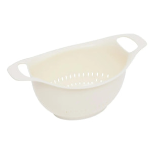 Passoire Poly ovale D.24cm beige