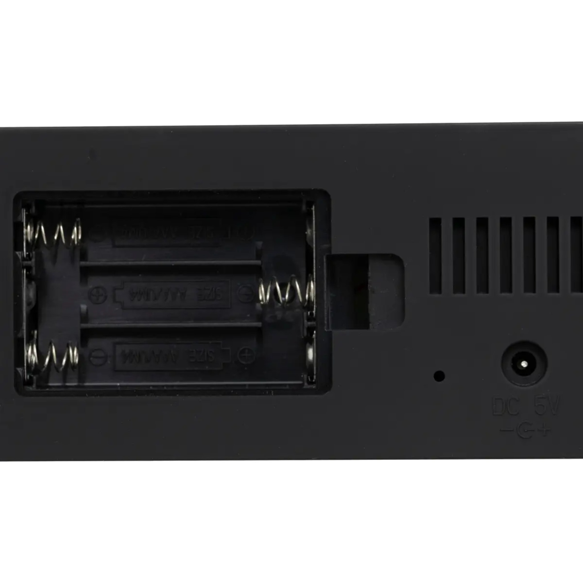 Réveil digital "Nelson" noir 14x6x3,5cm