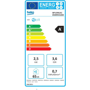 Climatiseur BEKO BP109GAC