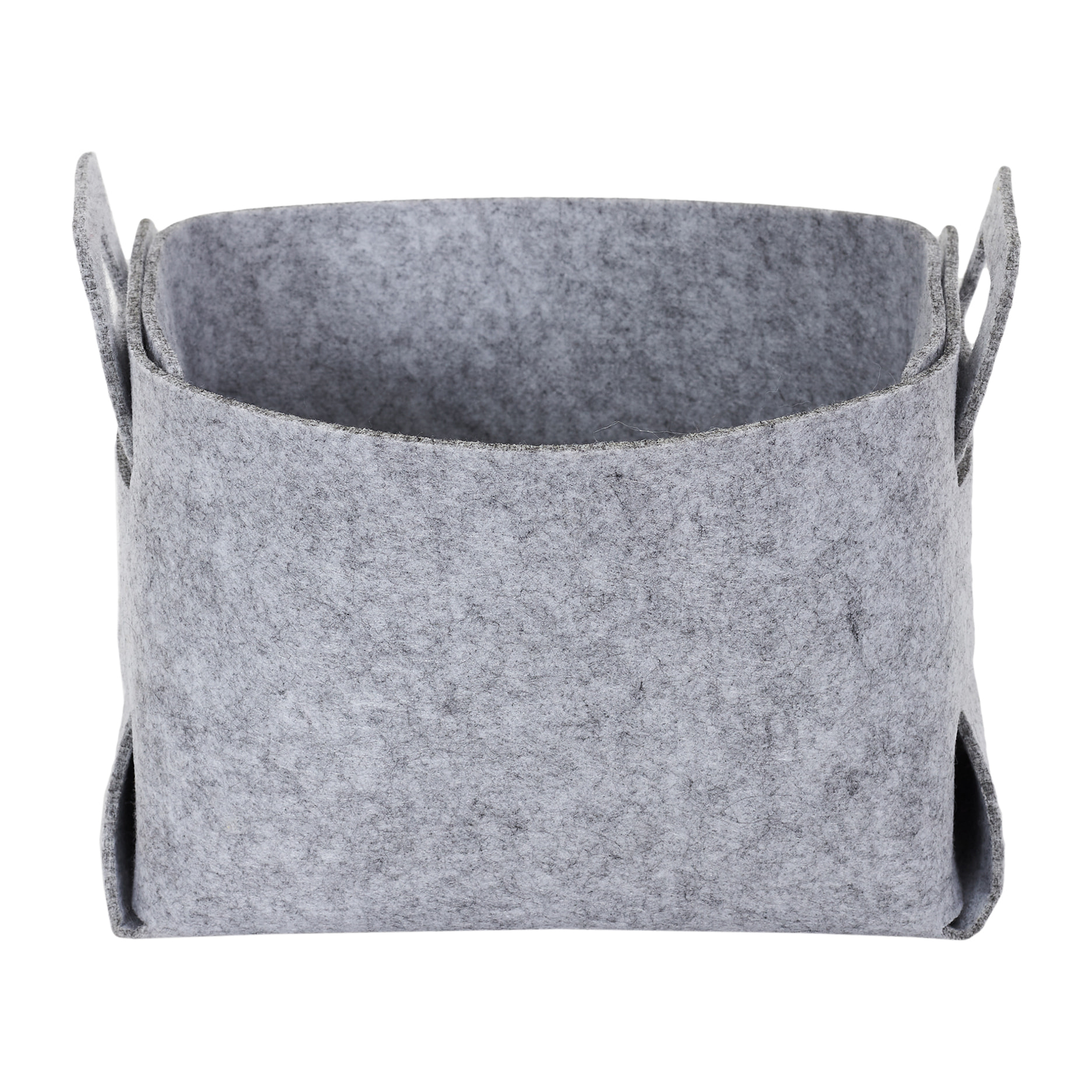 Lot De 3 Rangements En Feutre Pliables
