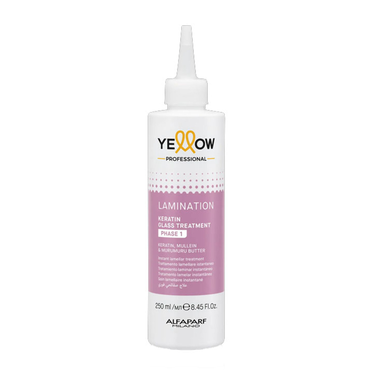 ALFAPARF Yellow Lamination Keratin Glass treatment Phase 1 250ml