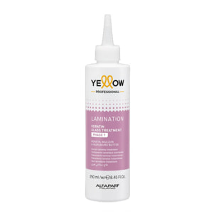 ALFAPARF Yellow Lamination Keratin Glass treatment Phase 1 250ml