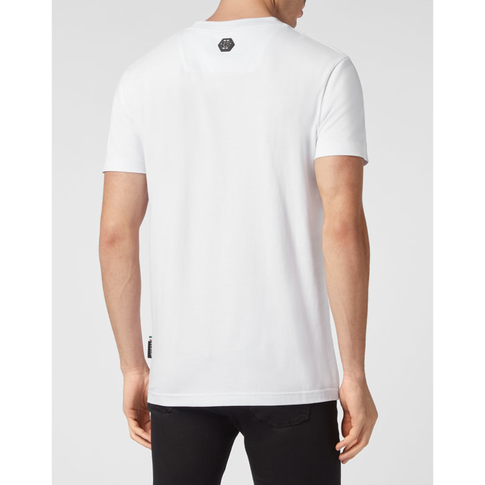 PHILIPP PLEIN T-Shirt Round Neck SKULL