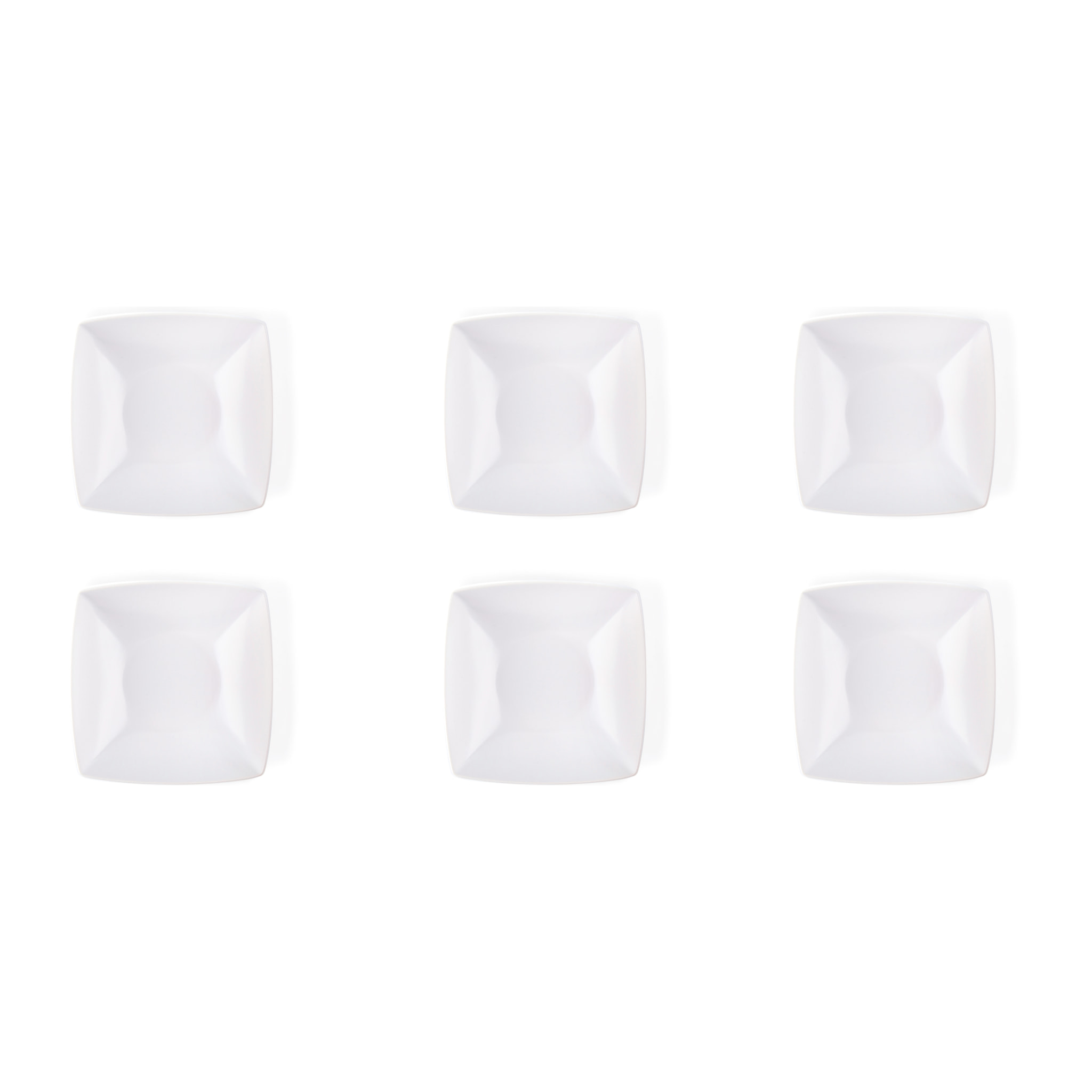 Set 6 piatti fondi Excelsa Eclipse, ceramica, bianco matte