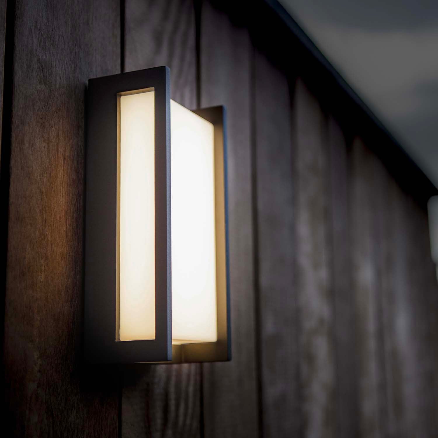 Applique murale secteur QUBO GREY LED H2