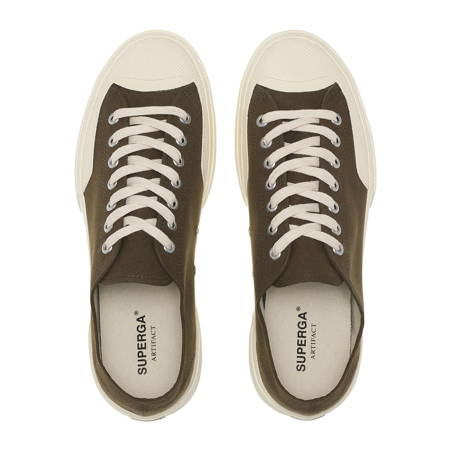 Superga - Zapatillas Unisex Blanco - 2432 WORKS LOW CUT COTTON CANVAS
