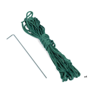 Serre 6m² verte - gamme maraîchère