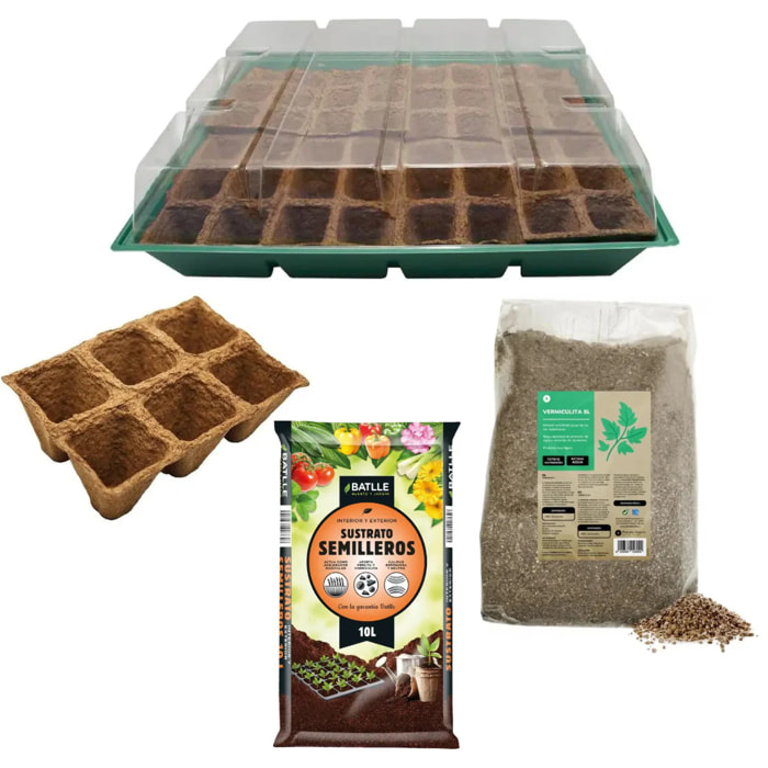 Kit de siembra L Planeta Huerto