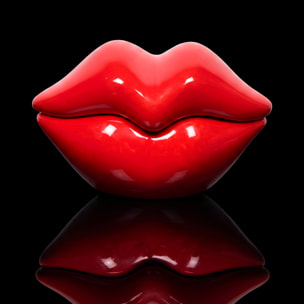 Bougie parfumée - THE CONCEPT FACTORY - Bouche - Décorative - Rouge