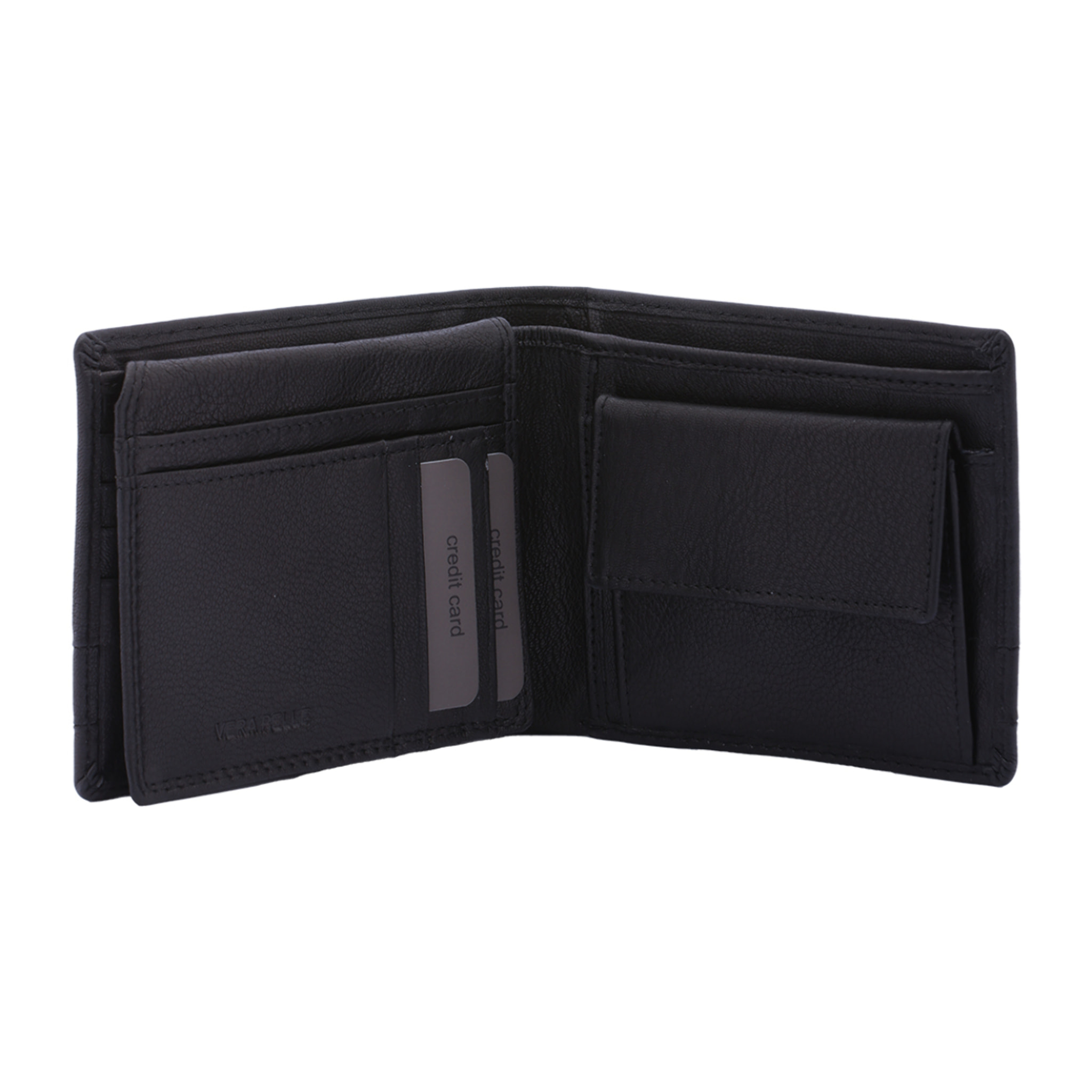 Portafoglio  da uomo In Vera pelle Made in Italy 9,5x12x3 cm