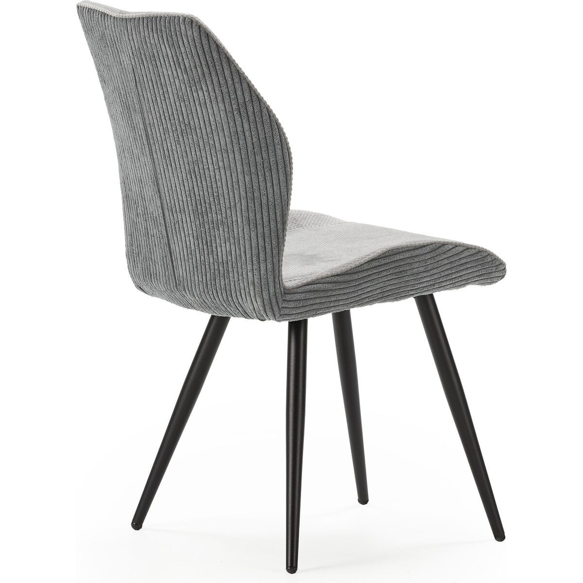 Lot de 2 chaises en velours côtelé - LYKKE