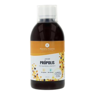 PLANETA HUERTO | Própolis Jarabe 250 ml | Refuerzo Natural para el Sistema Inmunológico | Con Ingredientes Orgánicos