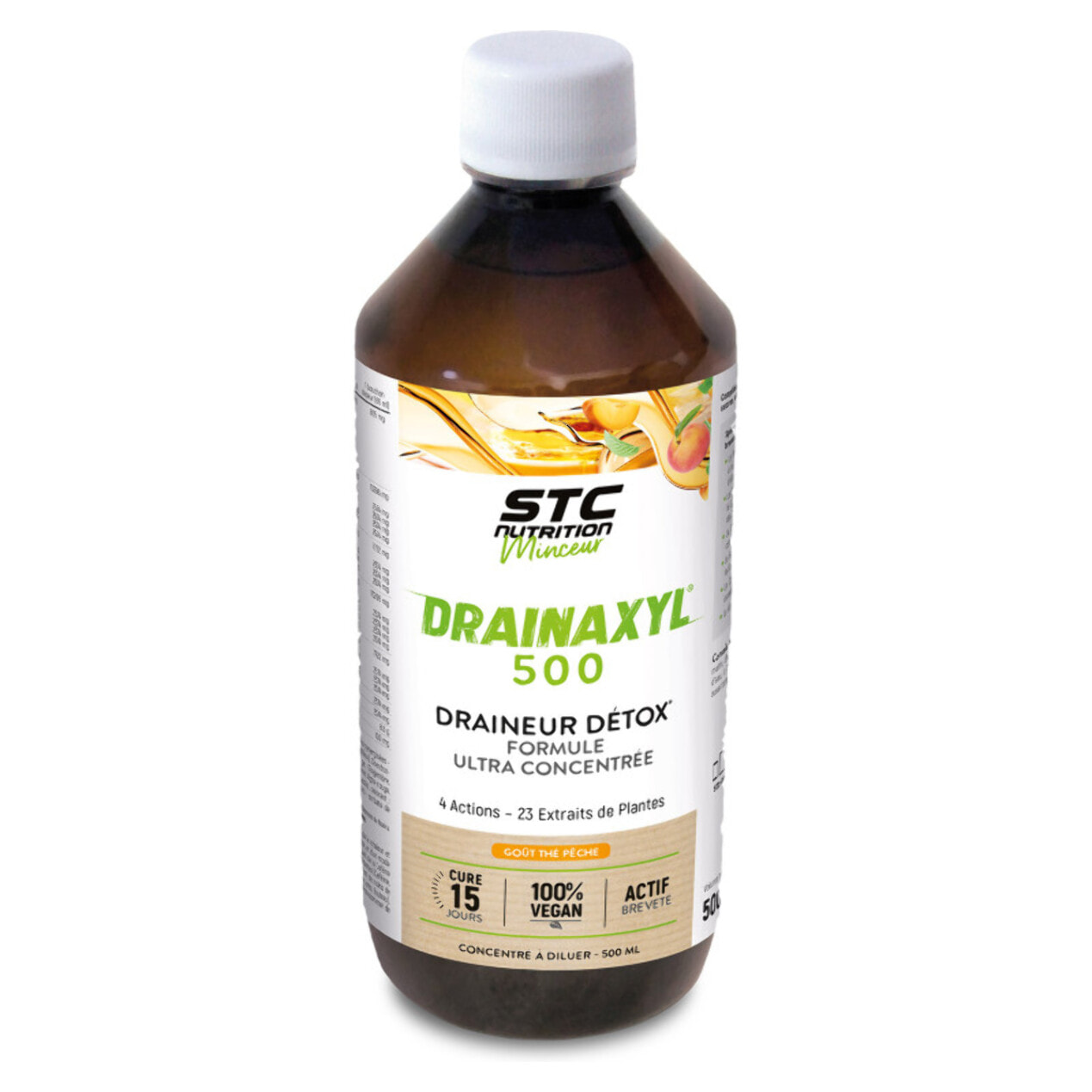 STC NUTRITION - Pack Contrôle du poids - Complément alimentaire - Drainaxyl® 500 Thé Pêche + Hydroxyblast® + Killercal + Taille Abdos Ventre Plat + - Elimination & Drainage - Brûle graisses extra-fort