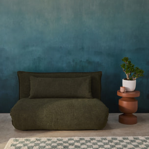 Chauffeuse convertible 2 places bouclette texturée  FLEEEP