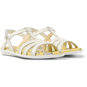 Sandalias - CAMPER Right - Blanco - Cuero liso