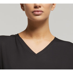 Maglia manica lunga in viscosa sostenibile vestibilità over