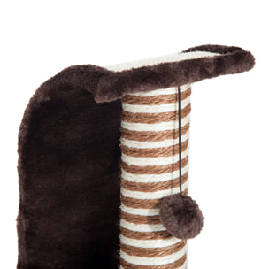 árbol para Gatos de Sisal Natural 35x30x39cm Marrón y Crema
