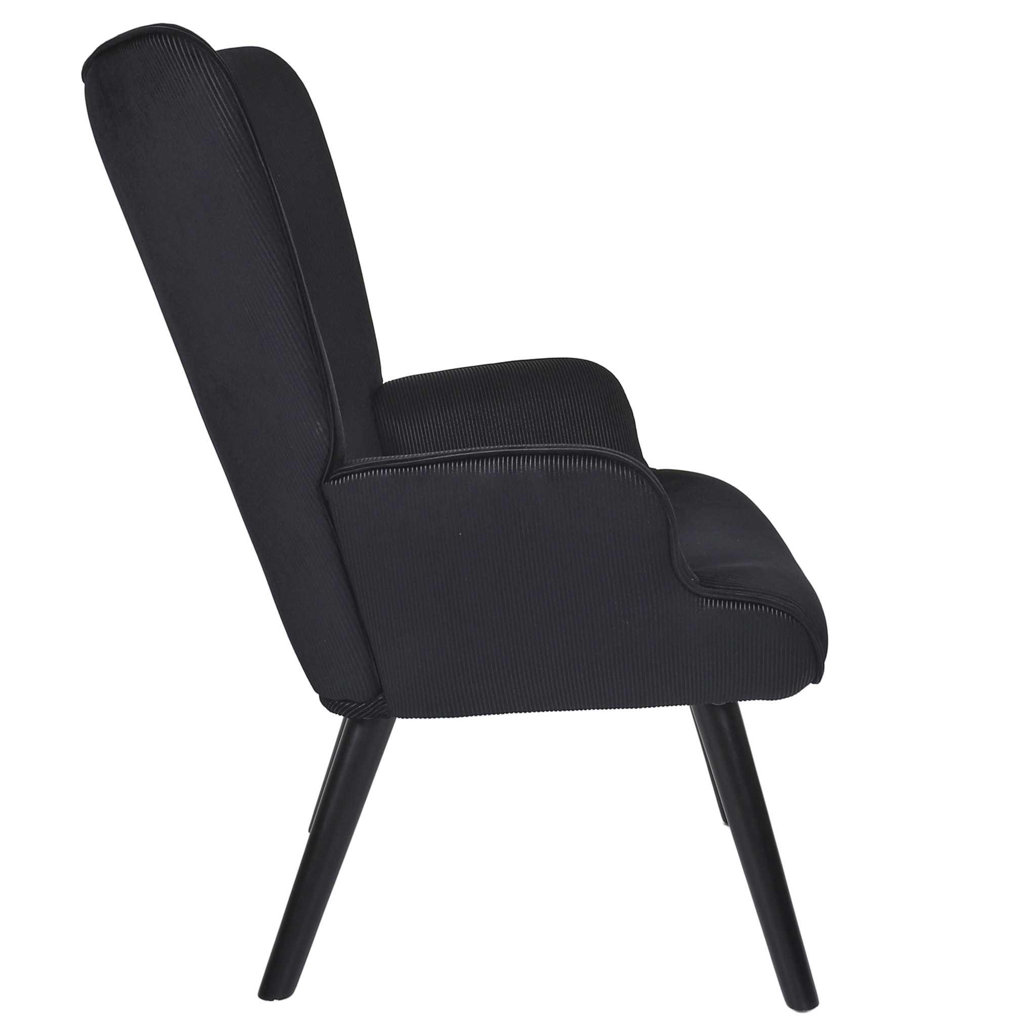 Fauteuil De Salon Giulia Noir