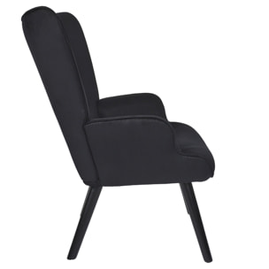 Fauteuil De Salon Giulia Noir