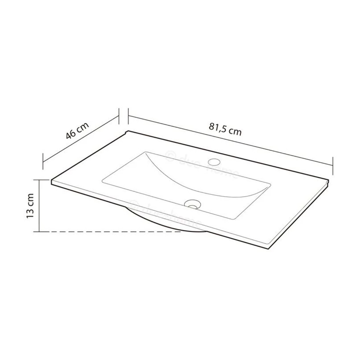 Lavabo Cerámico Blanco