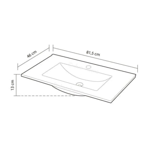 Lavabo Cerámico Blanco