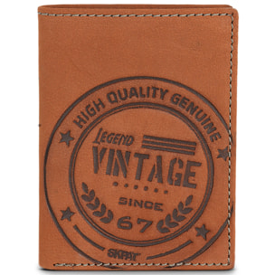 Cartera Hombre Piel Skpat Vintage Marron