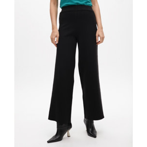 Pantaloni in maglia con paillettes laterali